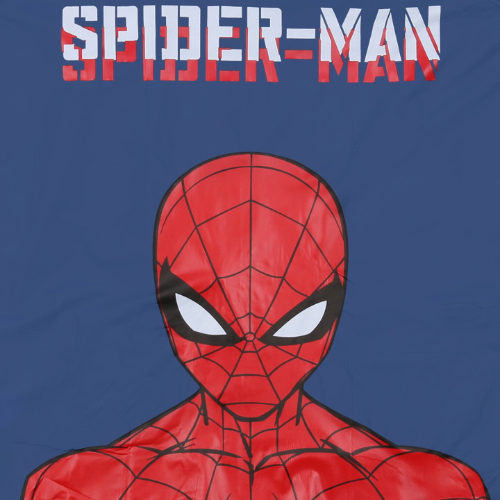 SpiderMan - Regenjas met capuchon, jongens, marineblauw