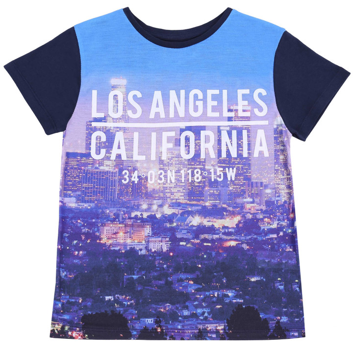 California Los Angeles - T-shirt voor jongens met korte mouwen