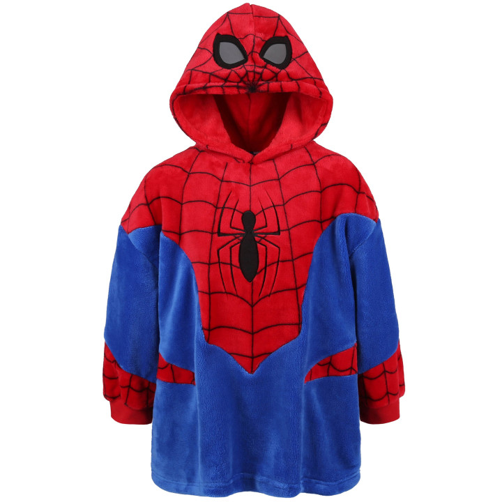 Spider-Man - Rood en Blauw Sweatshirt / Badjas met Capuchon voor Kinderen