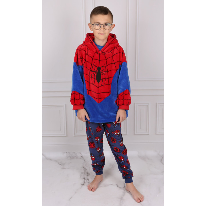 Spider-Man - Rood en Blauw Sweatshirt / Badjas met Capuchon voor Kinderen