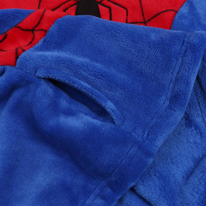 Spider-Man - Rood en Blauw Sweatshirt / Badjas met Capuchon voor Kinderen