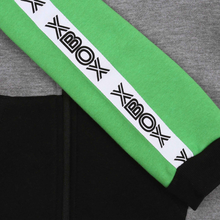 XBOX Eendelige pyjama VOOR GAMER, jumpsuit met capuchon, onesie voor jongens