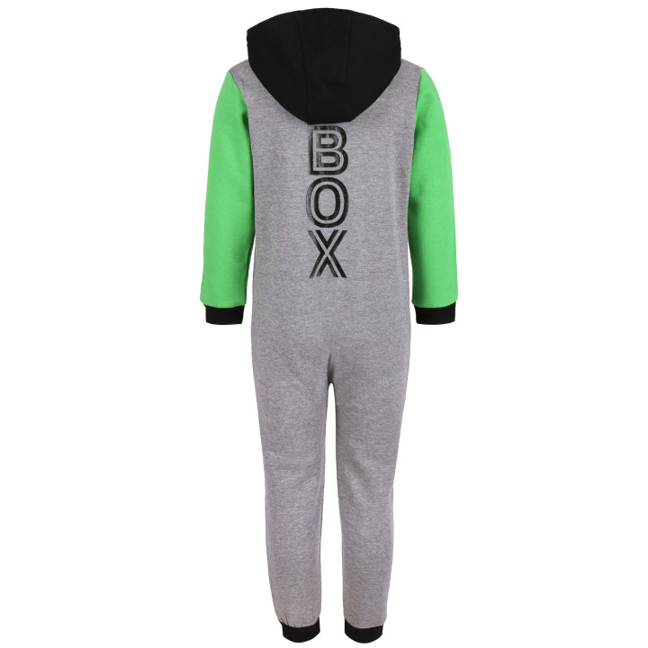 XBOX Eendelige pyjama VOOR GAMER, jumpsuit met capuchon, onesie voor jongens