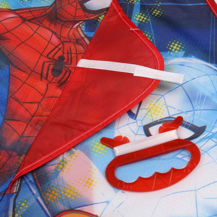 MARVEL Spider-Man GROTE vlieger voor kinderen, STEVIGE vlieger + lijn voor jongens 95 cm