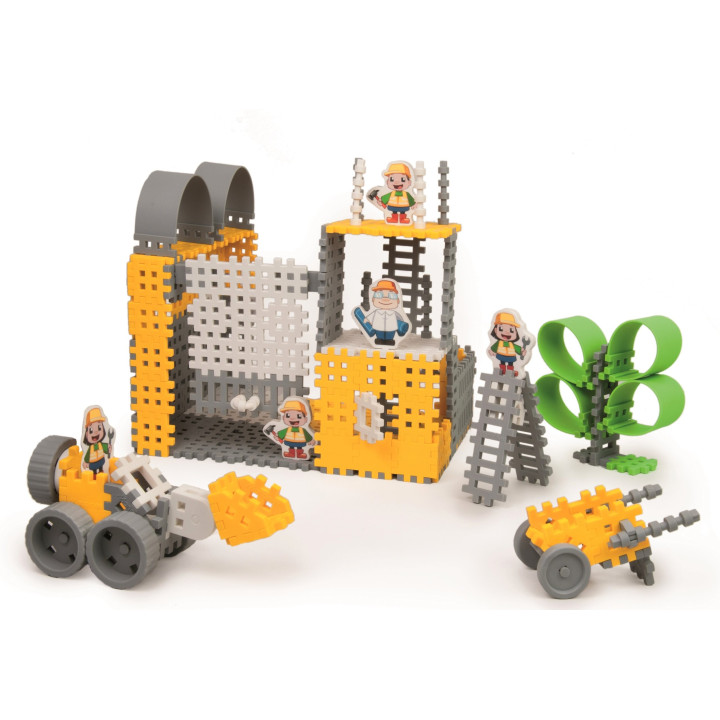 Mini Waffle bouwsteenset, bouwsteenset, creatief spelen voor kinderen - bouwer, bouwplaats MARIOINEX