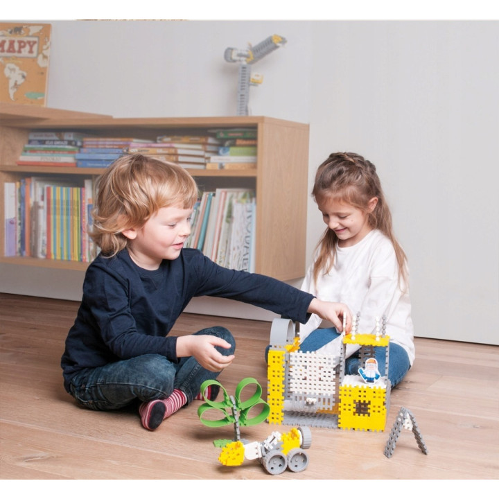 Mini Waffle bouwsteenset, bouwsteenset, creatief spelen voor kinderen - bouwer, bouwplaats MARIOINEX