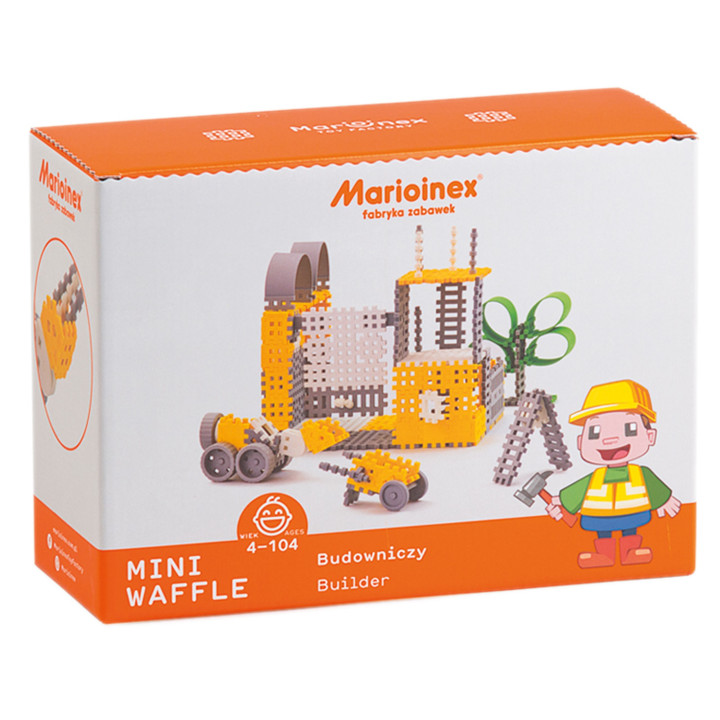 Mini Waffle bouwsteenset, bouwsteenset, creatief spelen voor kinderen - bouwer, bouwplaats MARIOINEX