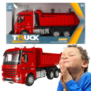 MEGA CREATIVE - Vrachtwagen - rode kipper, voor vanaf 6 jaar