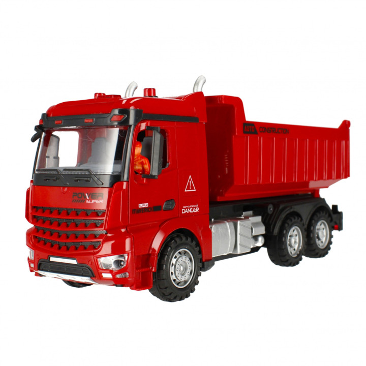 MEGA CREATIVE - Vrachtwagen - rode kipper, voor vanaf 6 jaar