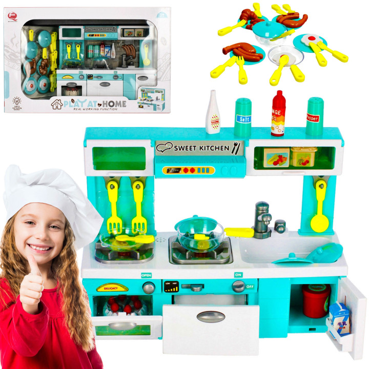 MEGA CREATIVE - Keukenmeubel, keuken met accessoires voor poppen, voor vanaf 3 jaar