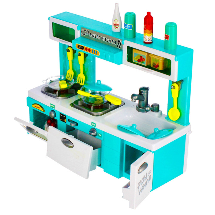 MEGA CREATIVE - Keukenmeubel, keuken met accessoires voor poppen, voor vanaf 3 jaar