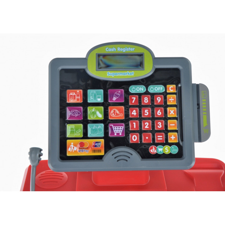 Mega Creative Kassa met accessoires voor kinderen, speelgoedwinkel, voor vanaf 3 jaar