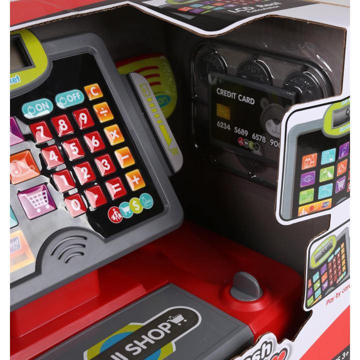 Mega Creative Kassa met accessoires voor kinderen, speelgoedwinkel, voor vanaf 3 jaar
