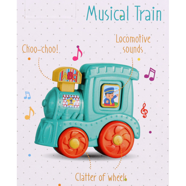 Muzikale Locomotief Educatief Speelgoed Bam Bam 12m+