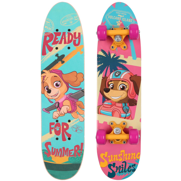 PAW PATROL Skye Liberty Houten skateboard voor kinderen 61cm, antislip, licht en stabiel 20-50kg