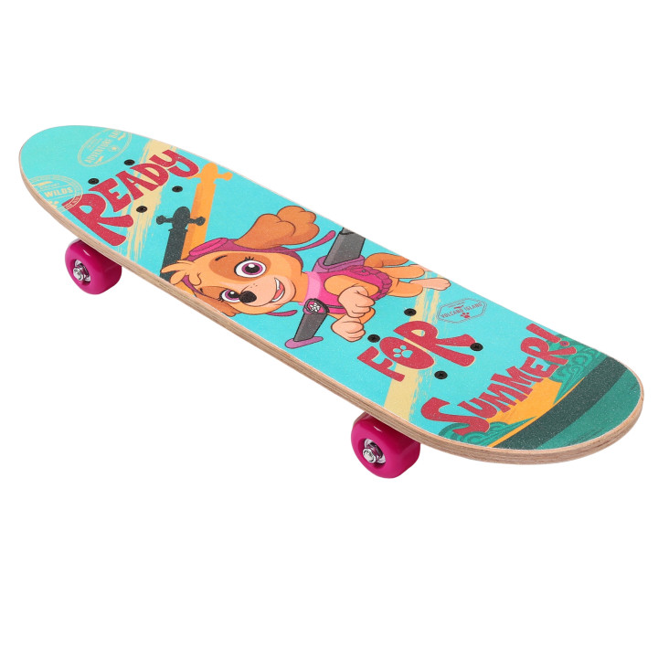 PAW PATROL Skye Liberty Houten skateboard voor kinderen 61cm, antislip, licht en stabiel 20-50kg