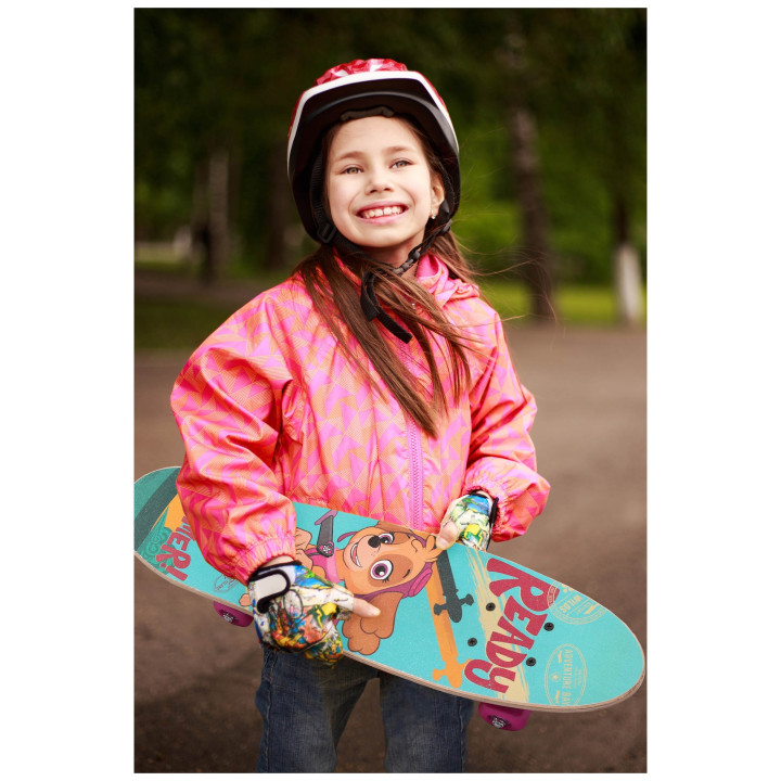 PAW PATROL Skye Liberty Houten skateboard voor kinderen 61cm, antislip, licht en stabiel 20-50kg