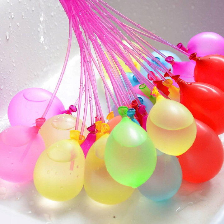 Waterballonnen, automatische waterbommetjes + draad/stiekjes