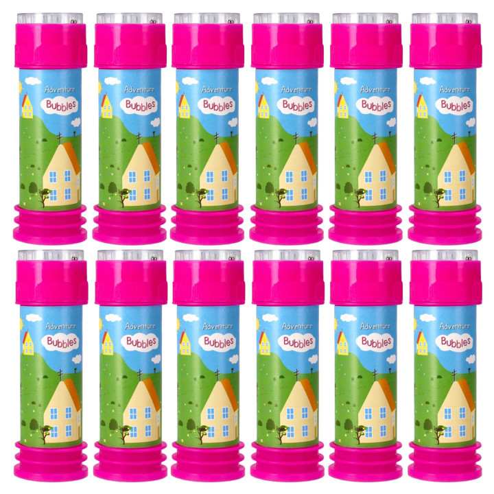 Roze bellenblaas set met spelletjes 55 ml MY BUBBLE