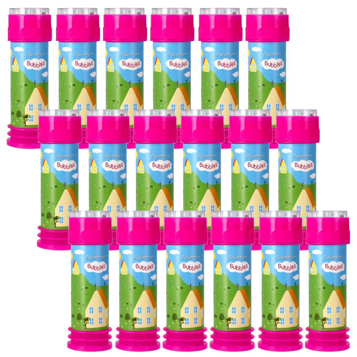 Roze bellenblaas set met spelletjes 55 ml MY BUBBLE