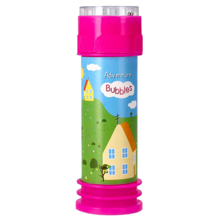 Roze bellenblaas set met spelletjes 55 ml MY BUBBLE