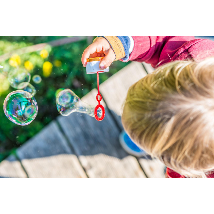 Roze bellenblaas set met spelletjes 55 ml MY BUBBLE