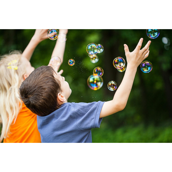 Roze bellenblaas set met spelletjes 55 ml MY BUBBLE