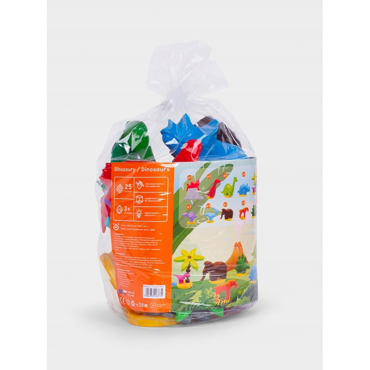 Kleurrijke set van plastic dinosaurus speelgoed, educatieve figuren voor kinderen MARIOINEX