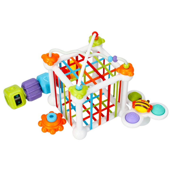 BamBam  - Sensorische blokken met accessoires en sensorische sorteerder 18m+