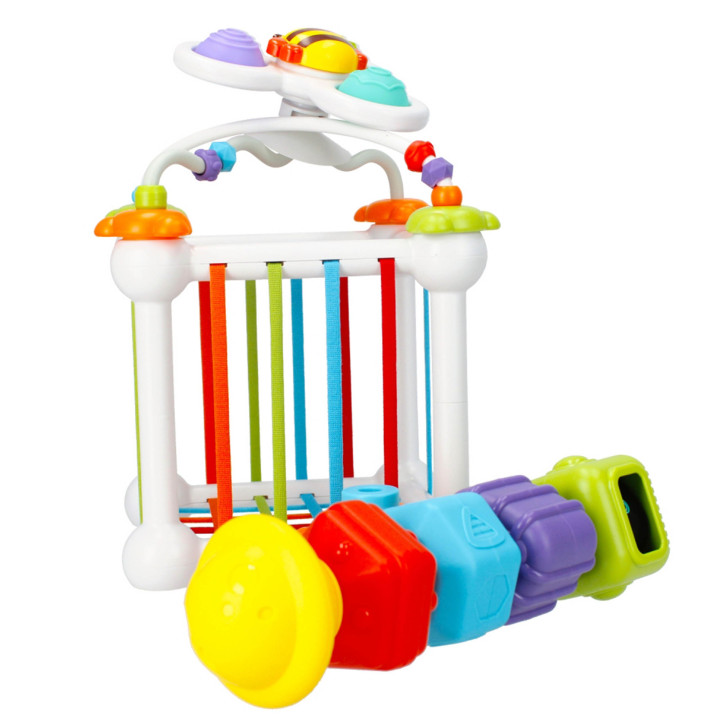 BamBam  - Sensorische blokken met accessoires en sensorische sorteerder 18m+