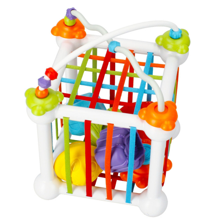 BamBam  - Sensorische blokken met accessoires en sensorische sorteerder 18m+