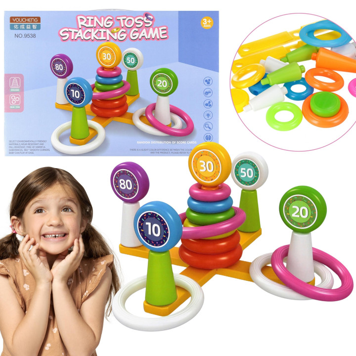 Vliegende ringen spel, arcade spel voor kinderen 3+ MEGA CREATIVE