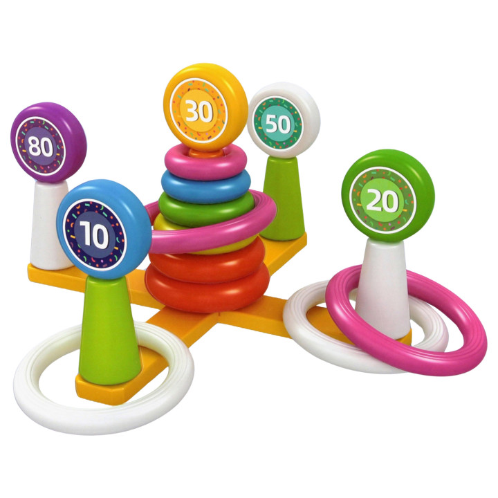 Vliegende ringen spel, arcade spel voor kinderen 3+ MEGA CREATIVE