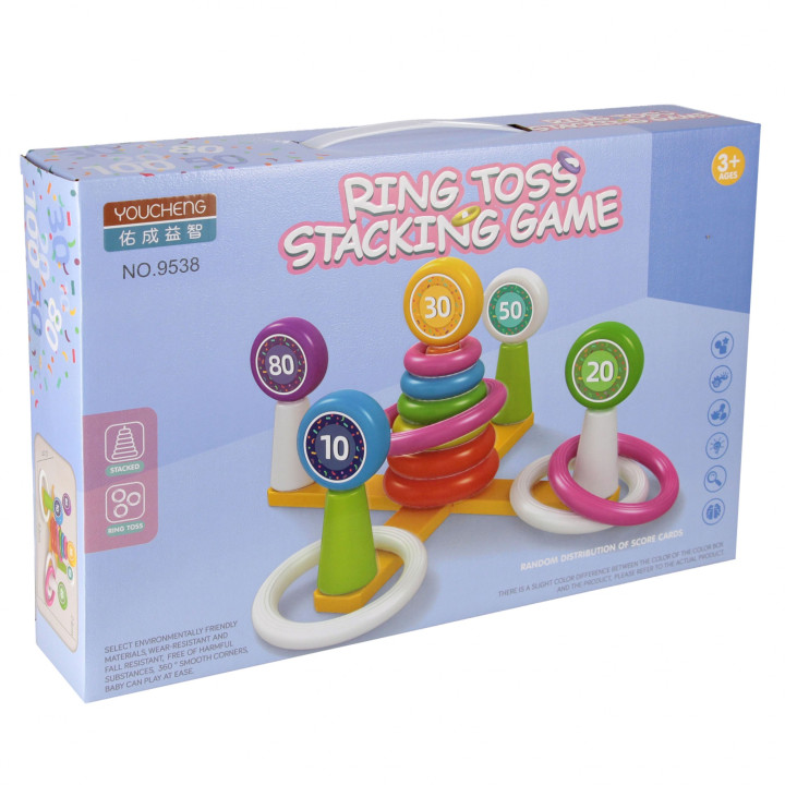 Vliegende ringen spel, arcade spel voor kinderen 3+ MEGA CREATIVE