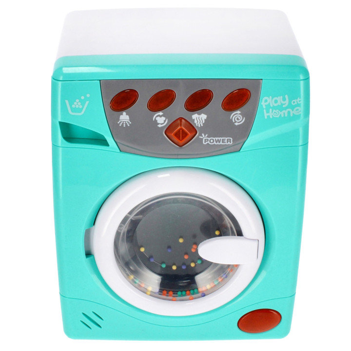 Mega Creative - Speelgoedwasmachine voor kinderen, elektronische wasmachine op batterijen