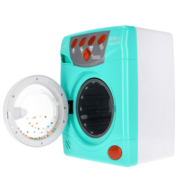 Mega Creative - Speelgoedwasmachine voor kinderen, elektronische wasmachine op batterijen