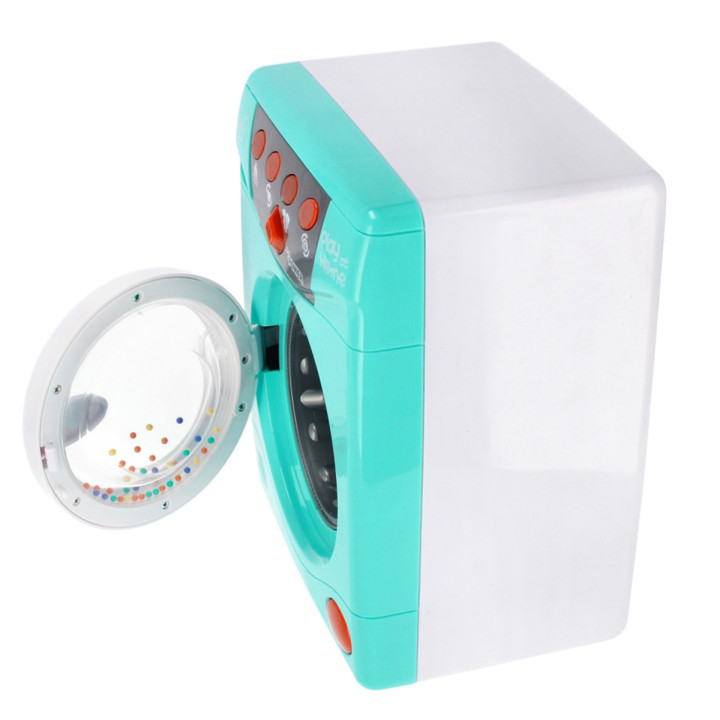 Mega Creative - Speelgoedwasmachine voor kinderen, elektronische wasmachine op batterijen