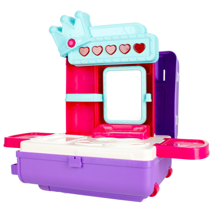 Mega Creative - Kapper, kapsalon in een koffer voor kinderen, 4in1