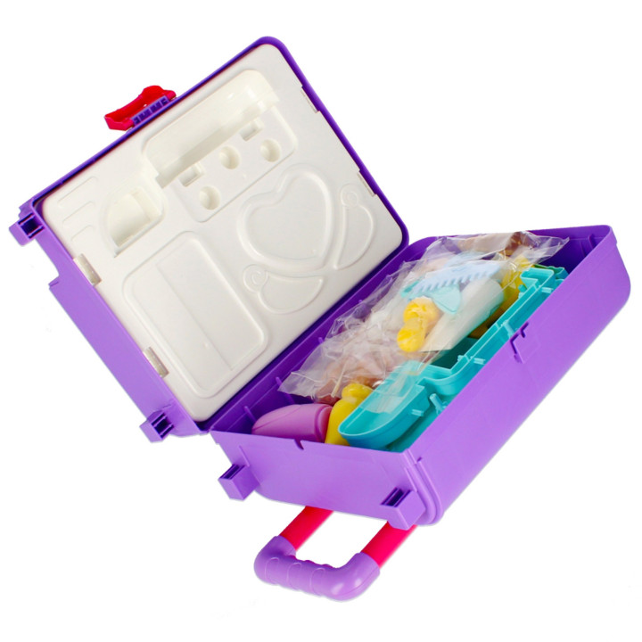 Mega Creative - Kapper, kapsalon in een koffer voor kinderen, 4in1