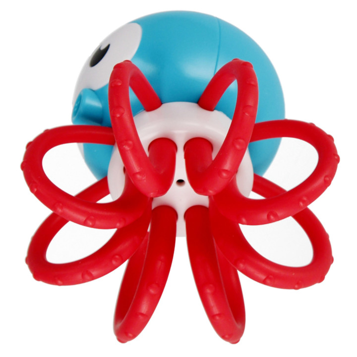 Bam Bam - Babyset: 2x rammelaar - krab, octopus
