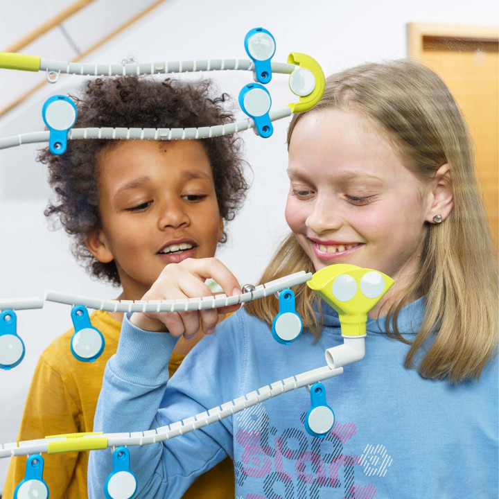 Gecko Run Flexibele verticale kogelbaan Kosmos - startset, constructiespeelgoed 8+