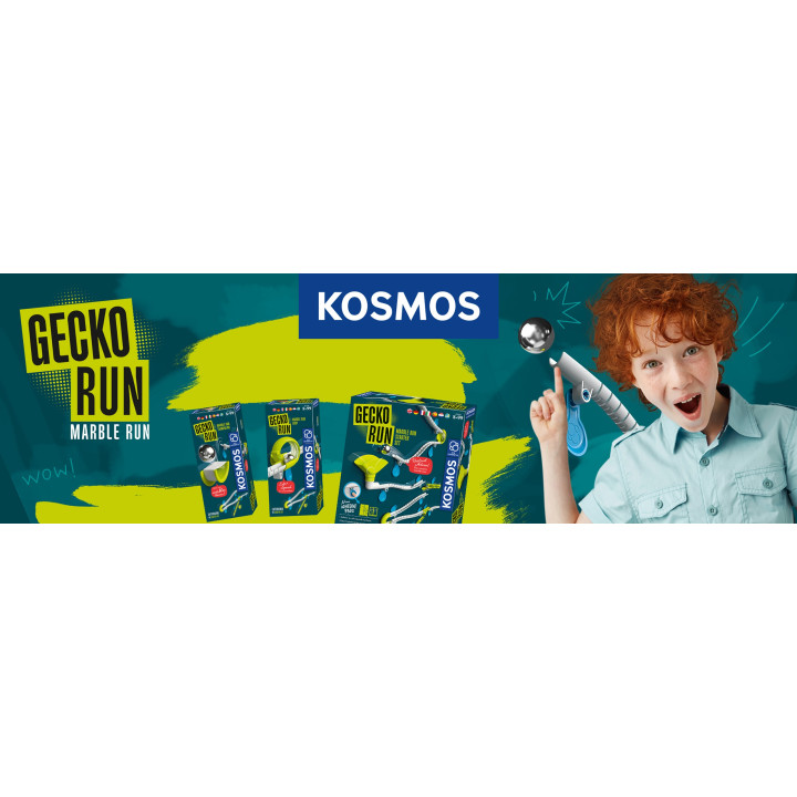 Gecko Run Flexibele verticale kogelbaan Kosmos - startset, constructiespeelgoed 8+
