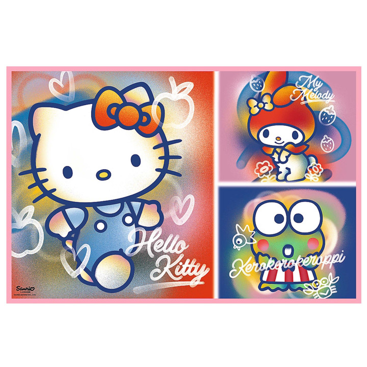Hello Kitty en Vriendjes puzzel 2x200 elementen TREFL