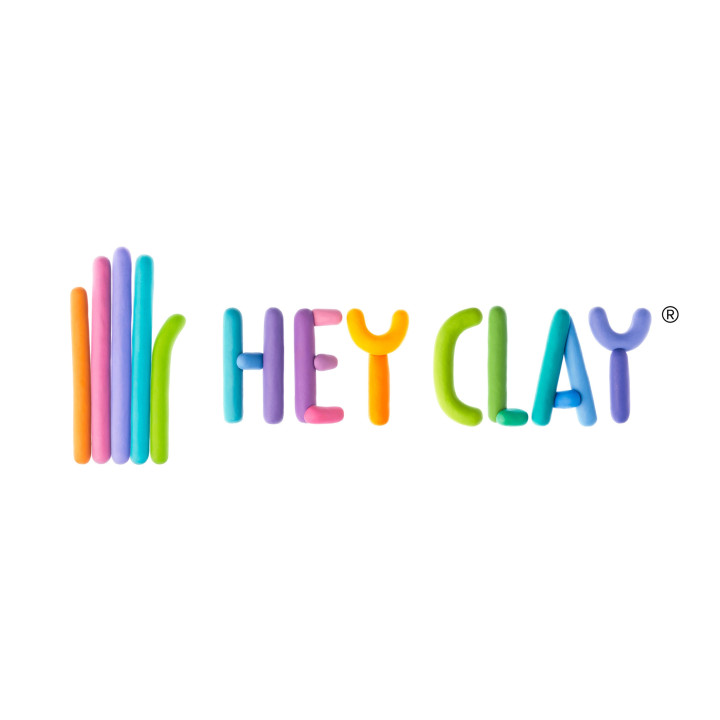 Hey Clay Regenboog eenhoorns, plastic massa + accessoires, foam boetseerklei, 15 kleuren