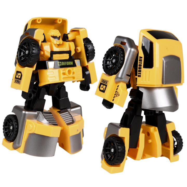 Transformerend speelgoed, gele robotauto 2-in-1, speelgoed voor kinderen TRANSFORMERS 3+ MEGA CREATIVE