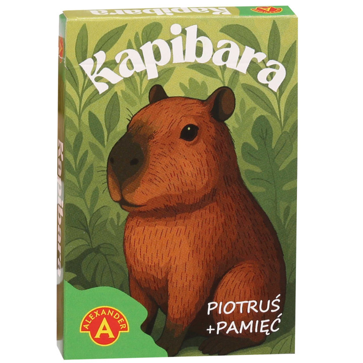 Klassiek kaartspel CAPYBARA, kinderspel, speelkaarten, familiespel 3+