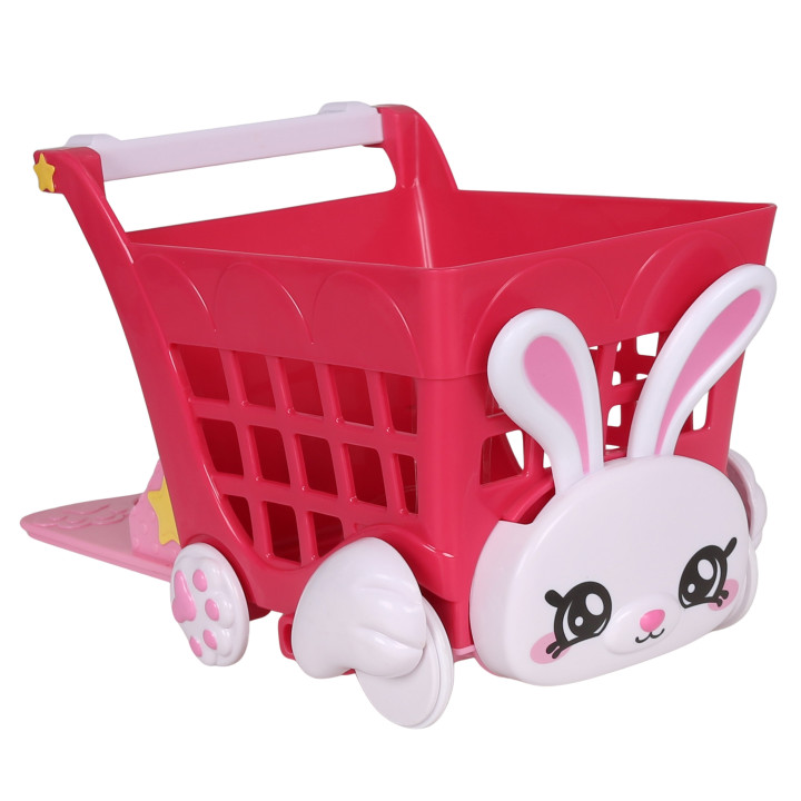 Kindi Kids Winkelwagen + 2st. Shopkins, Kindi Kids poppen accessoires speelgoed