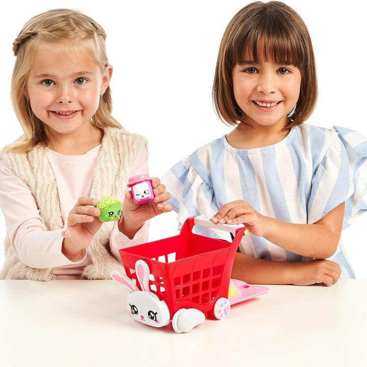 Kindi Kids Winkelwagen + 2st. Shopkins, Kindi Kids poppen accessoires speelgoed