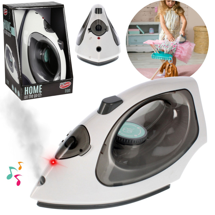 Interactief speelgoedstrijkijzer met stoom, licht en geluid voor kinderen, huishoudelijke apparaten