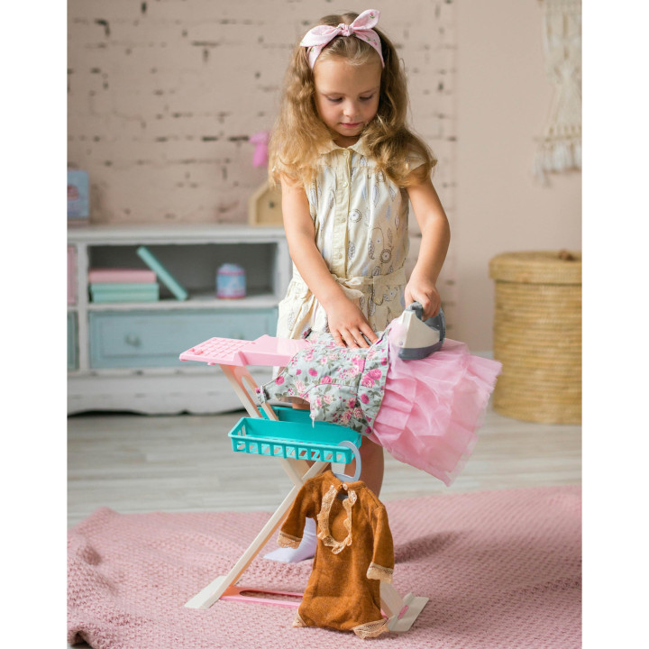 Interactief speelgoedstrijkijzer met stoom, licht en geluid voor kinderen, huishoudelijke apparaten